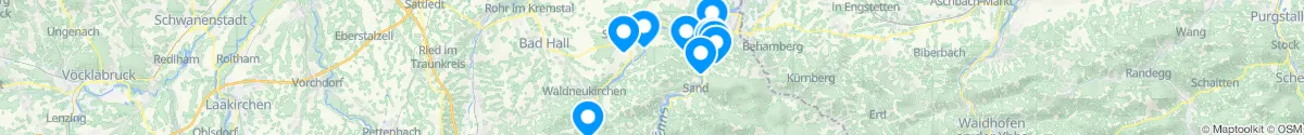 Map view for Pharmacies emergency services nearby Aschach an der Steyr (Steyr  (Land), Oberösterreich)
